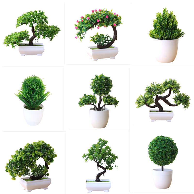 Bonsai Garden Sushi - 1 قطعة النباتات الاصطناعية بونساي شجرة