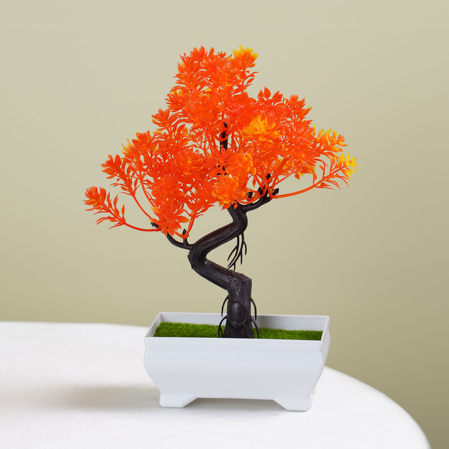 Bonsai Garden Sushi - أصيص شجرة بونساي صغير اصطناعي ،