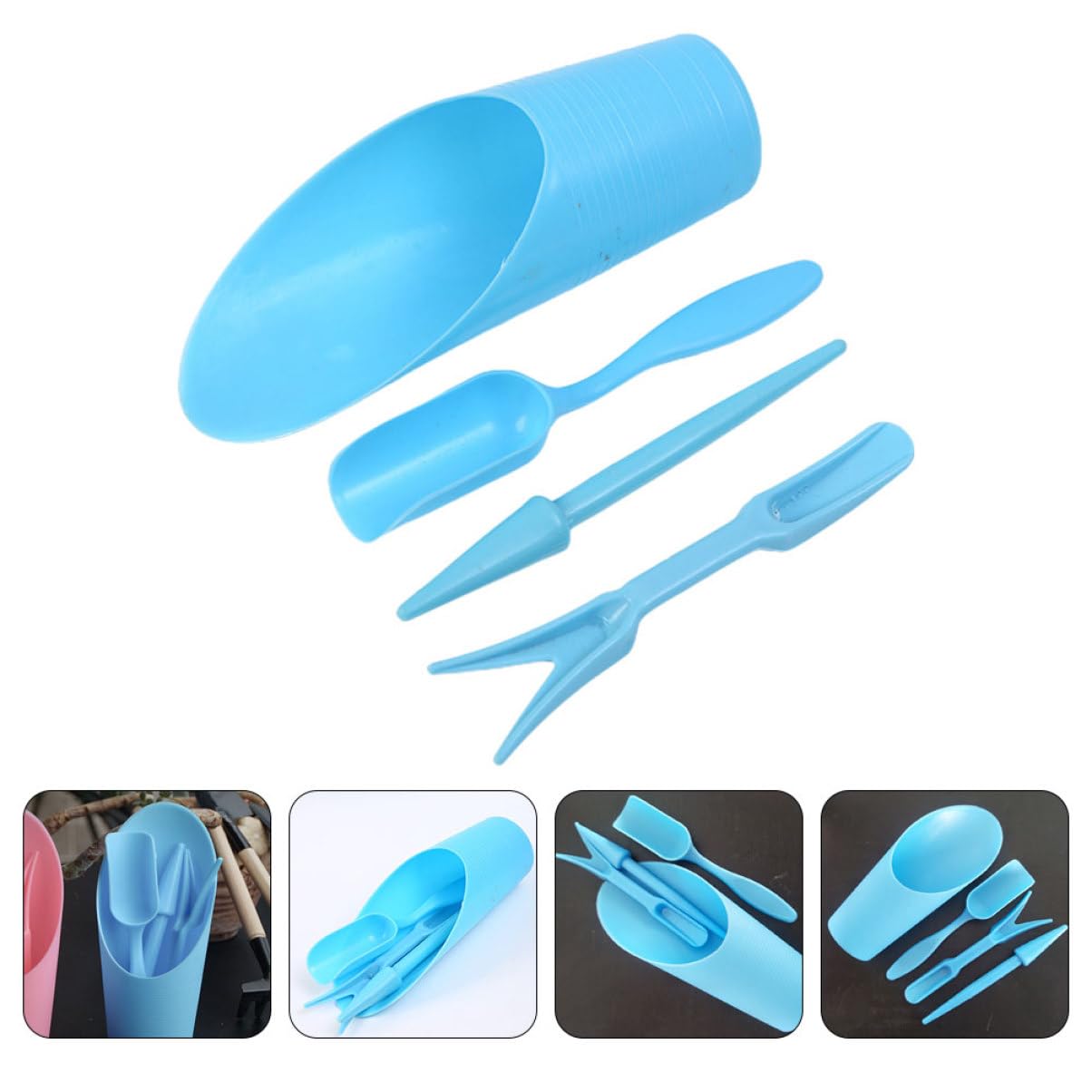 4 قطعة/المجموعة ، مجرفة دلو بل - مراجعة Soil Scoop Tool وسعره
