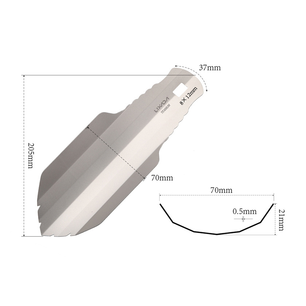 Lixada التيتانيوم حديقة مجرفة  - مراجعة Soil Scoop Tool وسعره