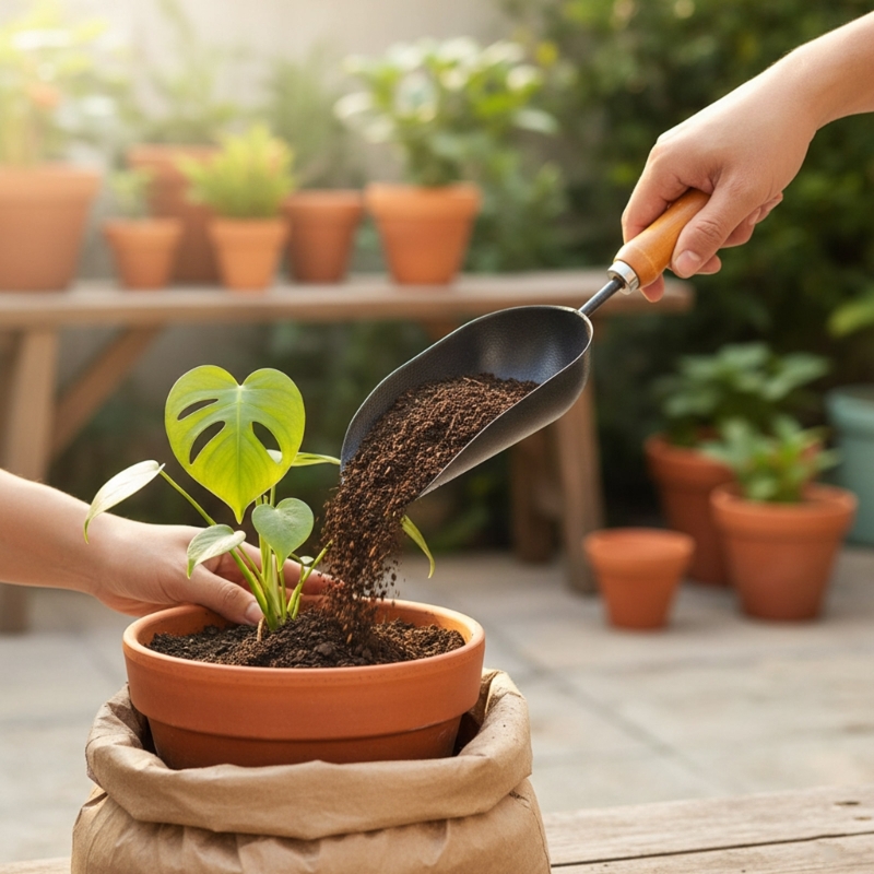Y6GD أداة البستنة مقبض مريح بو - مراجعة Soil Scoop Tool وسعره