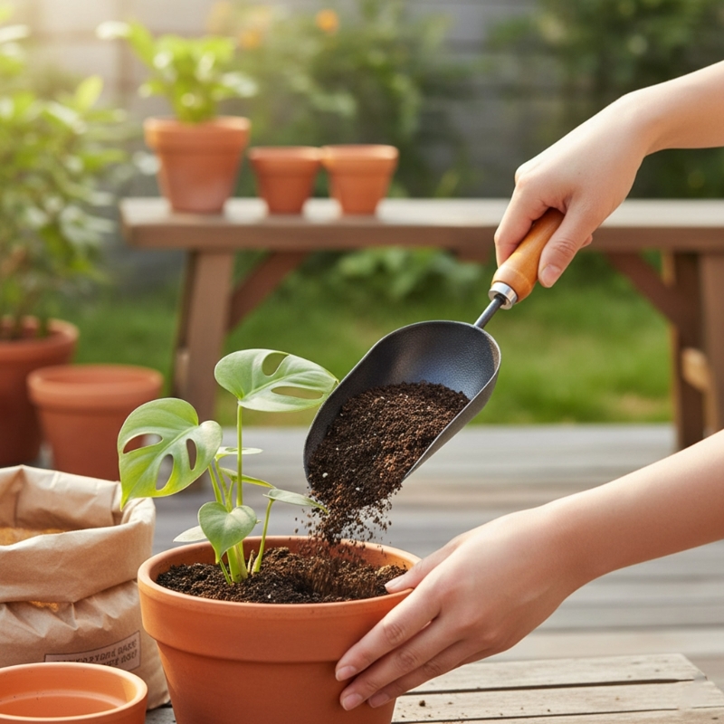 Y6GD أداة البستنة مقبض مريح بو - مراجعة Soil Scoop Tool وسعره