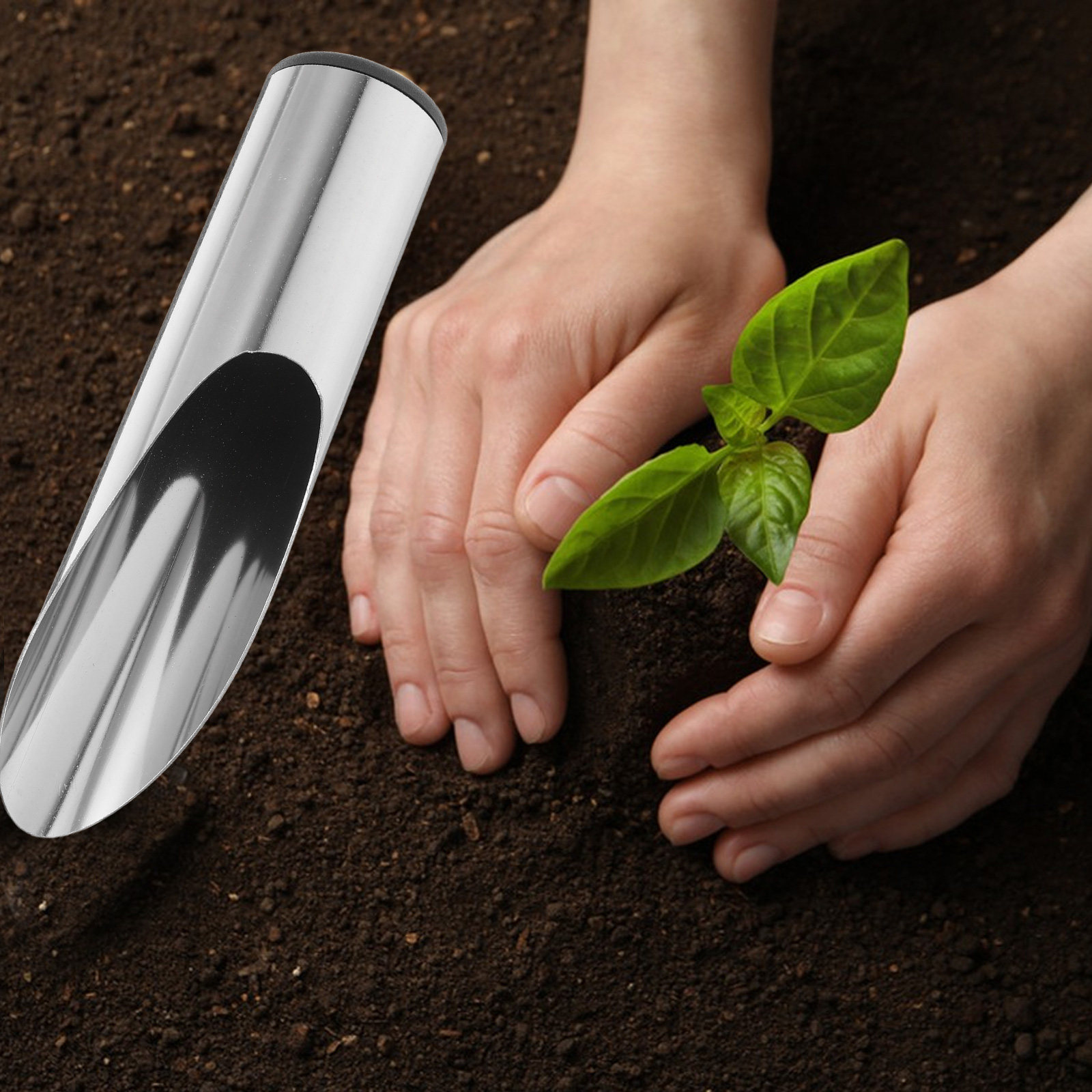مجرفة حديقة من الفولاذ المقاوم - مراجعة Soil Scoop Tool وسعره