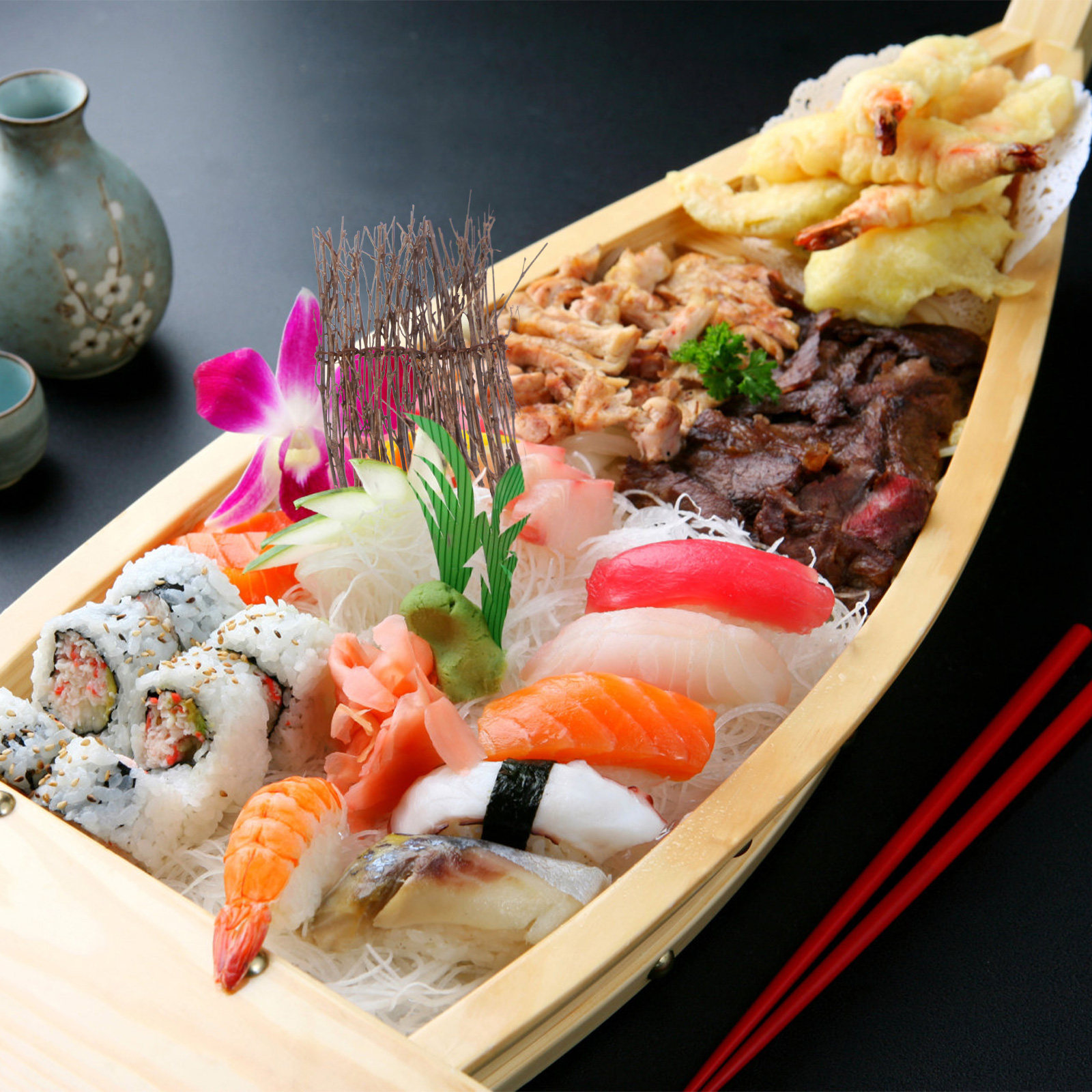 6 قطع من حصائر السياج الخيزران - مراجعة Bonsai Garden Sushi وسعره