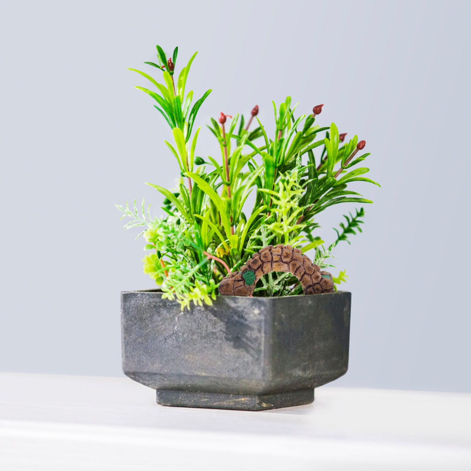 6 قطع زينة راتنجية عتيقة للمنا - مراجعة Bonsai Garden With Sand وسعره
