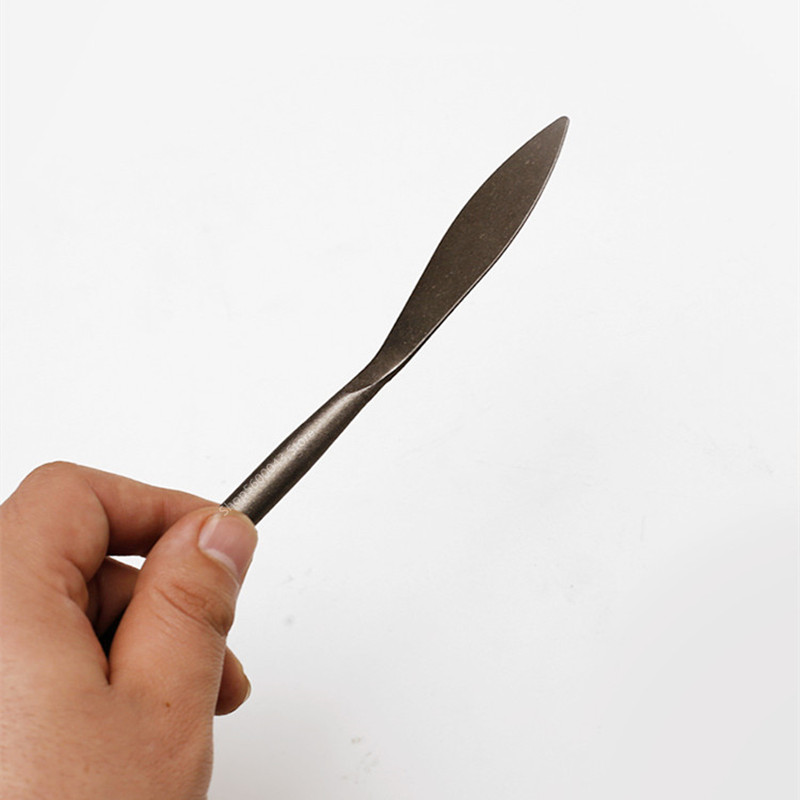 برأسين نحت سكين المنغنيز الصلب - مراجعة Soil Scoop Tool وسعره