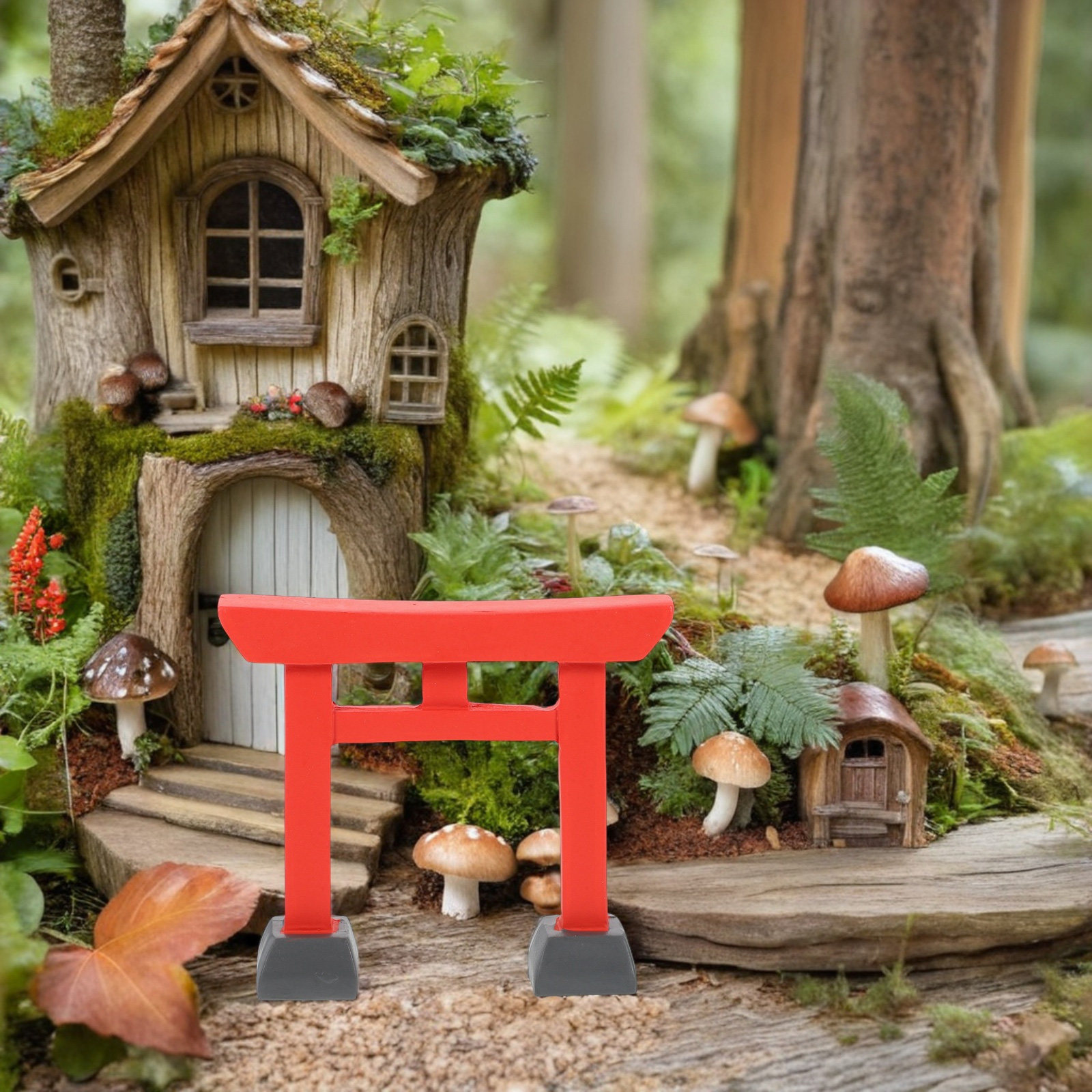 قطعتان من بوابات توريي صغيرة م - مراجعة Bonsai Garden Entrance وسعره